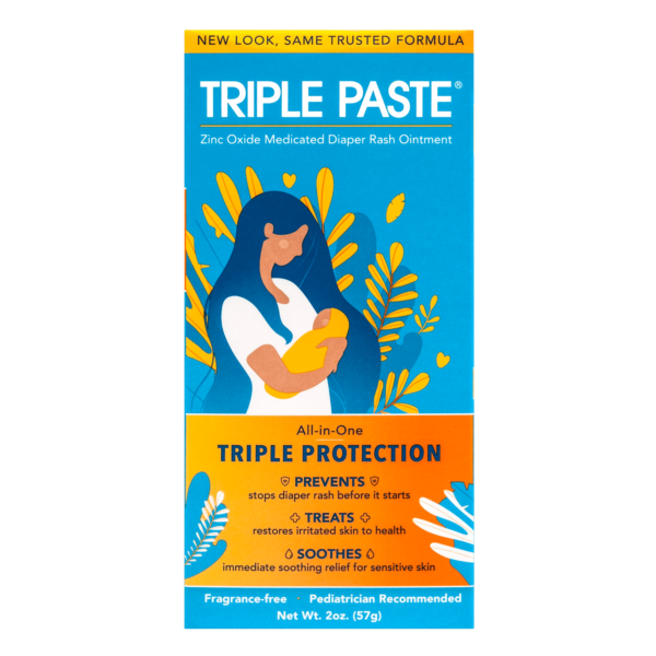 Triple Paste Medicated Ointment for Diaper Rash, 2 oz Tube